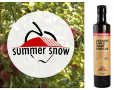 Summer Snow 500ml Organic Apple Cider Vinegar 